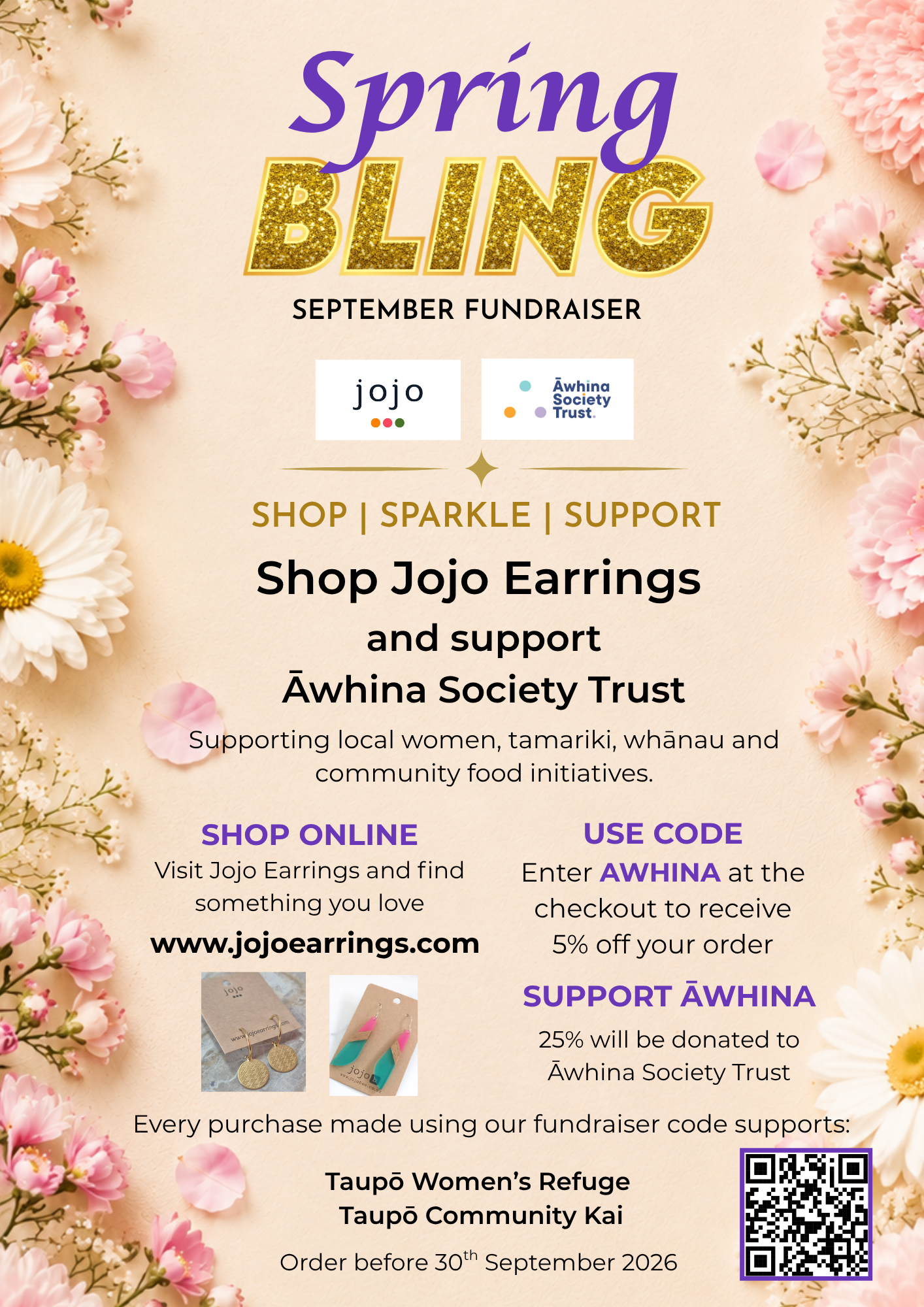 Āwhina Spring Bling September Fundraiser