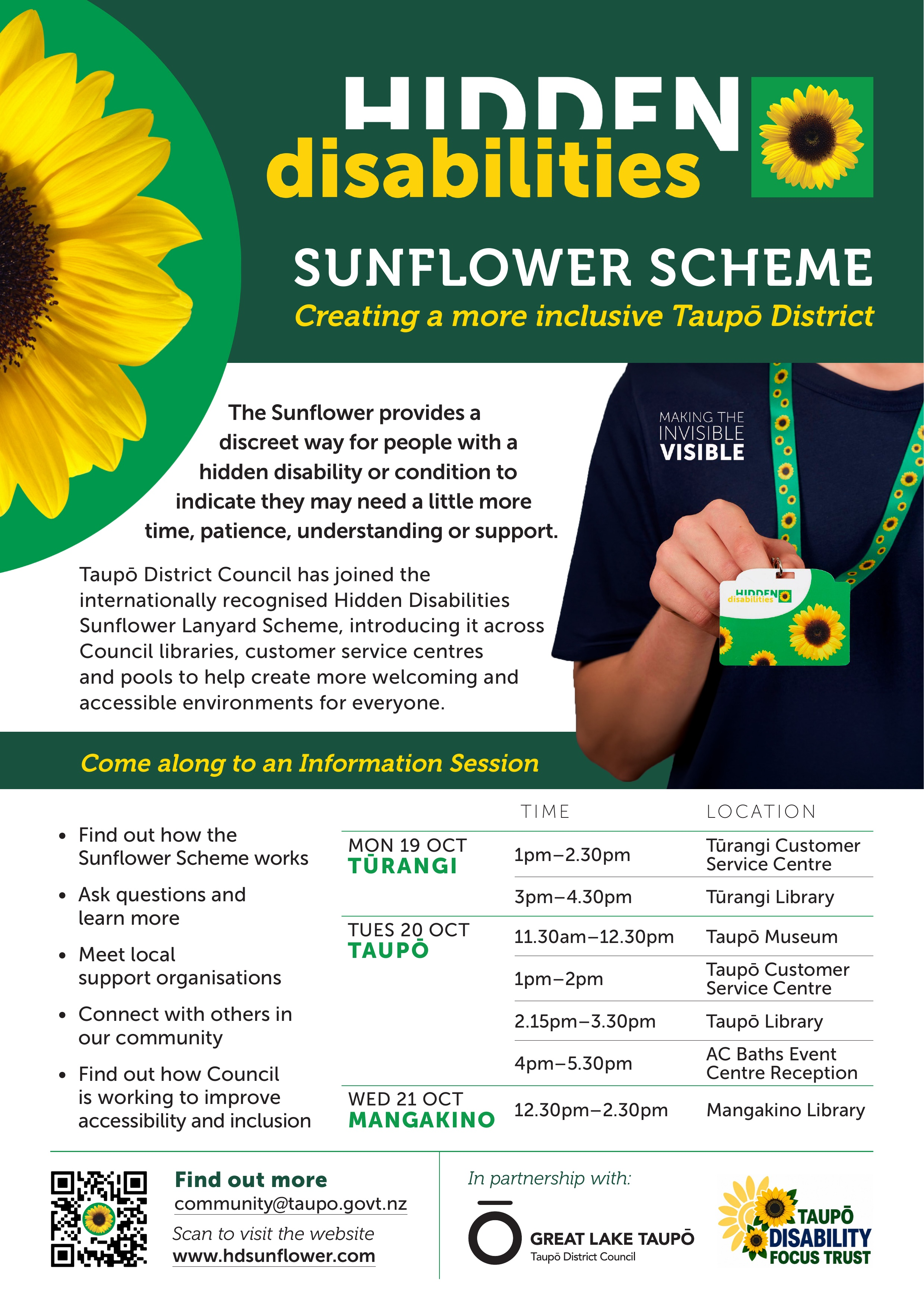 Hidden Disabilities Sunflower Scheme
