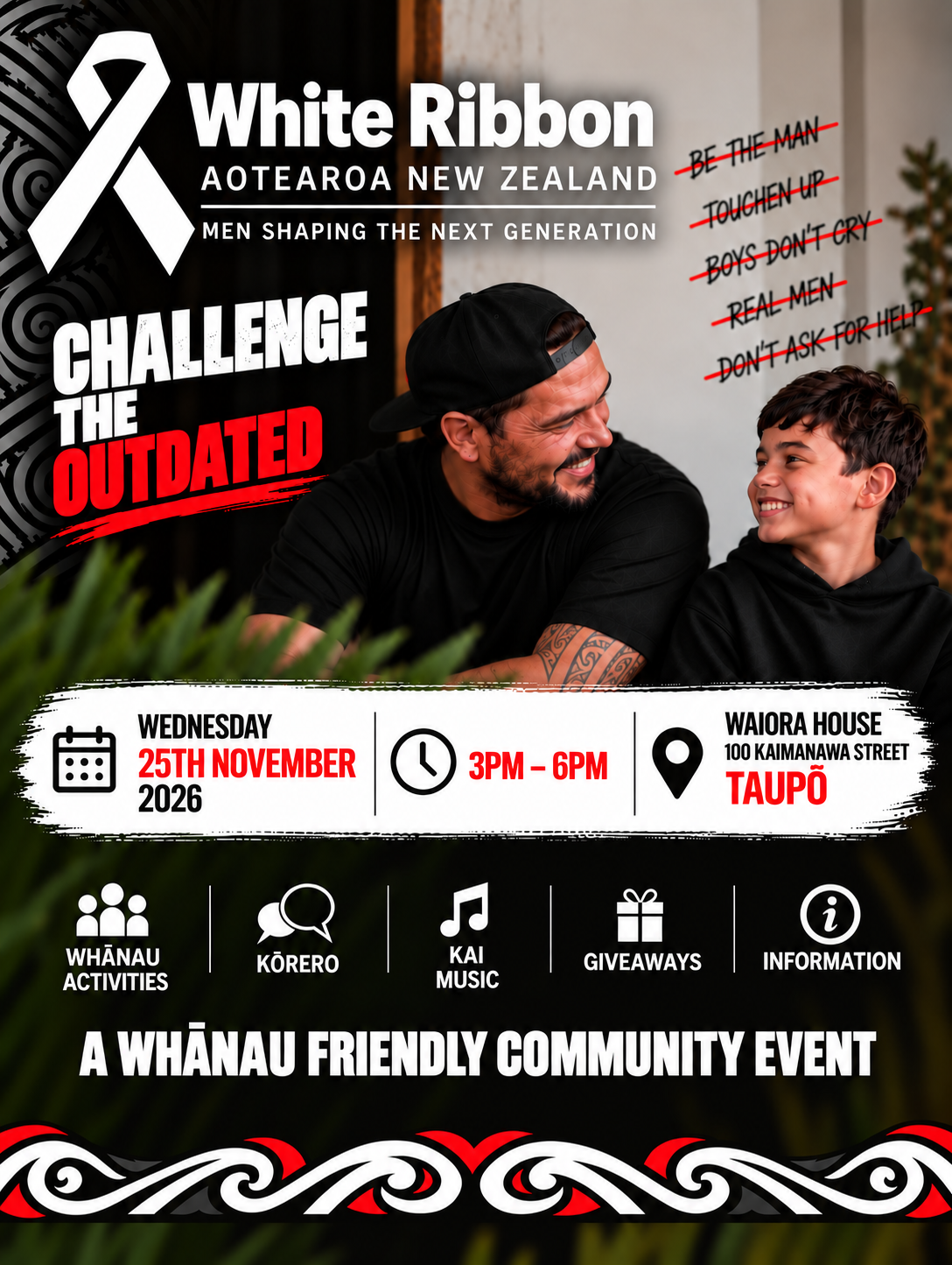 White Ribbon Whānau Event - 25th November 
