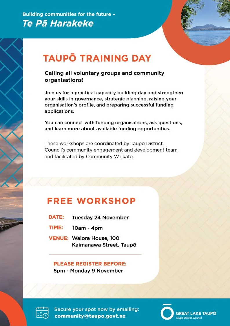 Taupō Training Day - 24th November