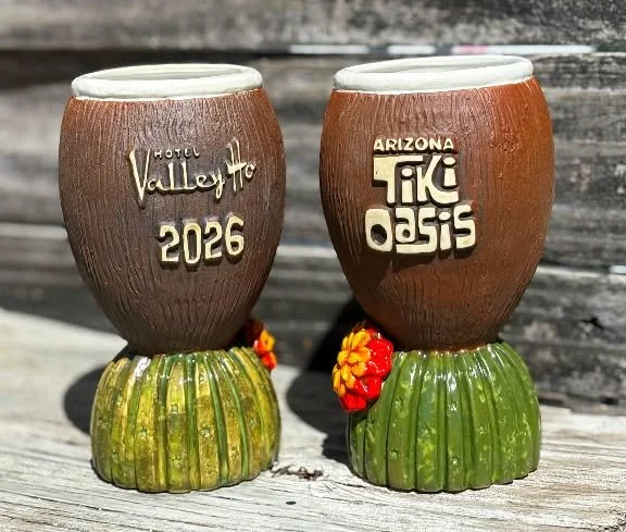 We are happy to present the first preview shots of the event mug for Arizona Tiki Oasis, April 16-19

Limited Edition, only available to Deluxe Ticket holders. If you want the mug get the Deluxe Ticket. Tix avail at aztikioasis.com

Ceramic artist Jo