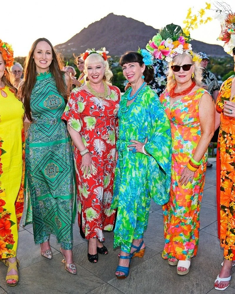 Welcome to Arizona Tiki Oasis (April 16th-19th, 2026), an island lifestyle meet-up held in the middle of the desert at one of the best-preserved Mid-Century hotels in America &mdash; Hotel Valley Ho (est.1956). Wear your most festive aloha wear; sip 