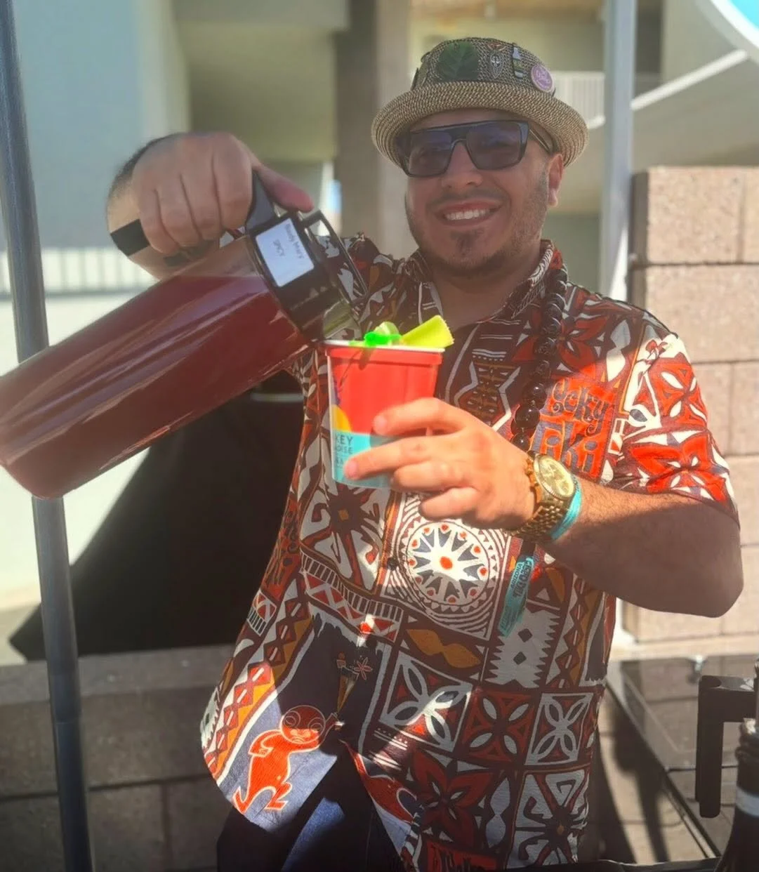 Last Chance Cocktails on the Spa Deck. 

Bloody Marys, Mimosas &amp; Last Chance Batch Cocktails. 

All cocktails by the top Tiki Oasis Bartenders.