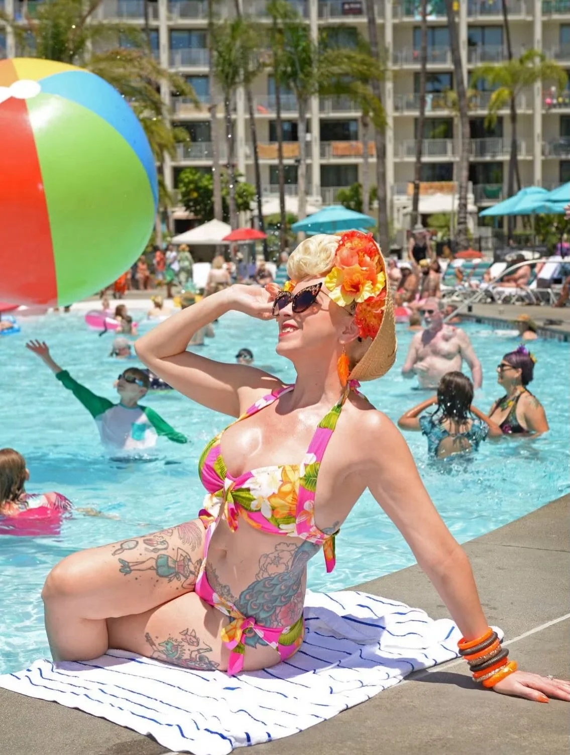 Almost Tiki Oasis pool time!! August 5-9th - tickets on sale and more hotel rooms opening up to those on the waitlist! 
The hotel also added a few more pool cabanas!! Check out our website for details!!