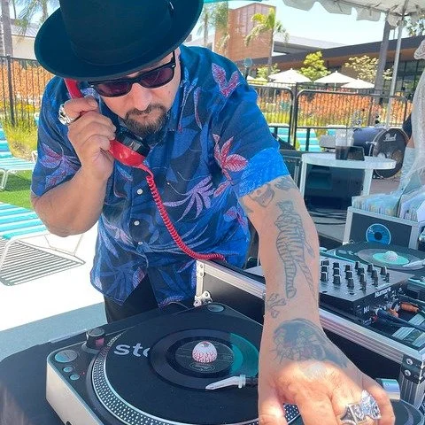 Did you know that Tiki Oasis features over 30 Disc Jockeys?!
Tickets to Tiki Oasis August 5th-9th are still available - come out and hear the tunes!
🍍Tiki Oasis 2026 Entertainment Spotlight🍍
Schedule on our website!
Action Andy
Anja &amp; Mike Stax