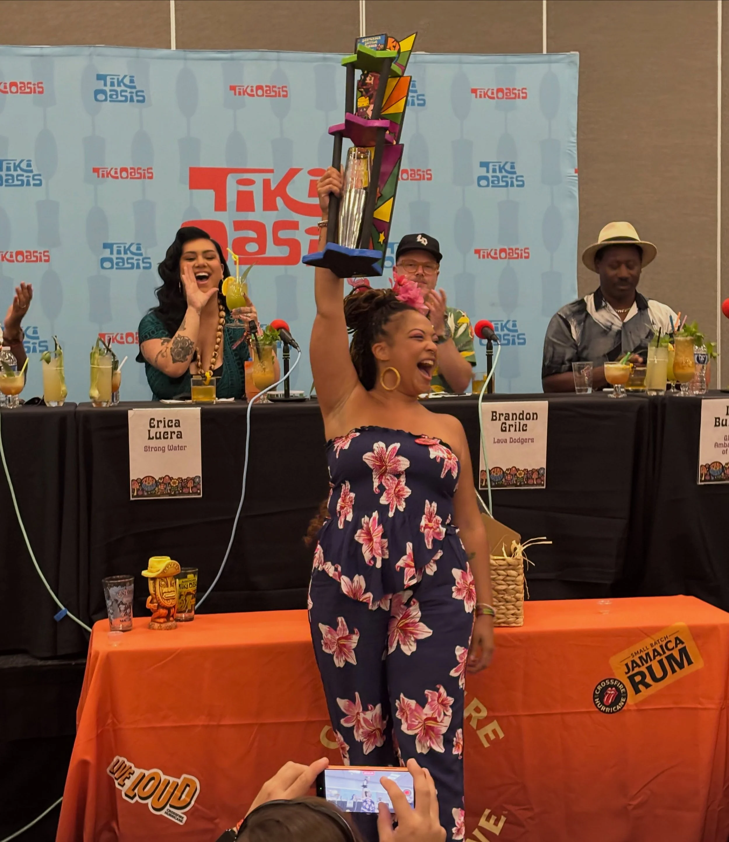 Winner of the 2026 Bartender Battle is Taylor Henderson. 

Congratulations! 

Instagram @tay.renee.onstage 

#tikio #bartenderbattle #cocktail