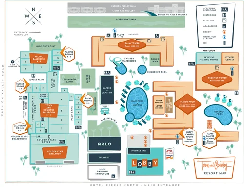 Toi Toi Ranch Map Town and Country | Experience Tiki Oasis — Book Your Stay Today! — Tiki ...