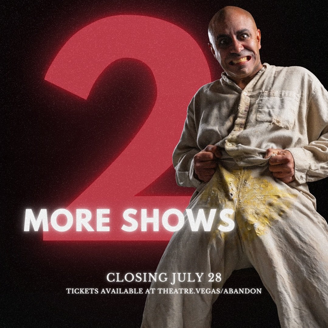 🚨 Only 2 shows left! 🚨 Don&rsquo;t miss the Best Shock Theater in Las Vegas! Experience ABANDON this weekend and witness the horror and thrill that everyone&rsquo;s been talking about. Get your tickets now before it&rsquo;s too late! 🖤 

#abandonv