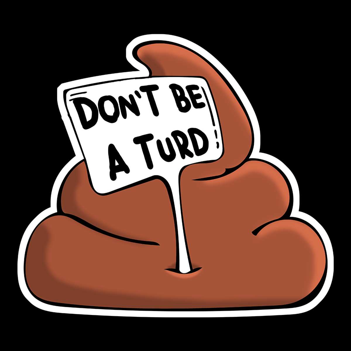 Sticker with text 'CAN i HaVE A snack?' on a black background.