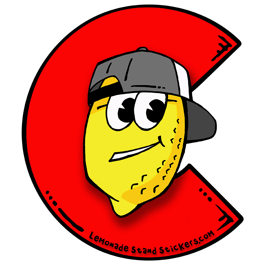 Colorado Flag Lemonade Face