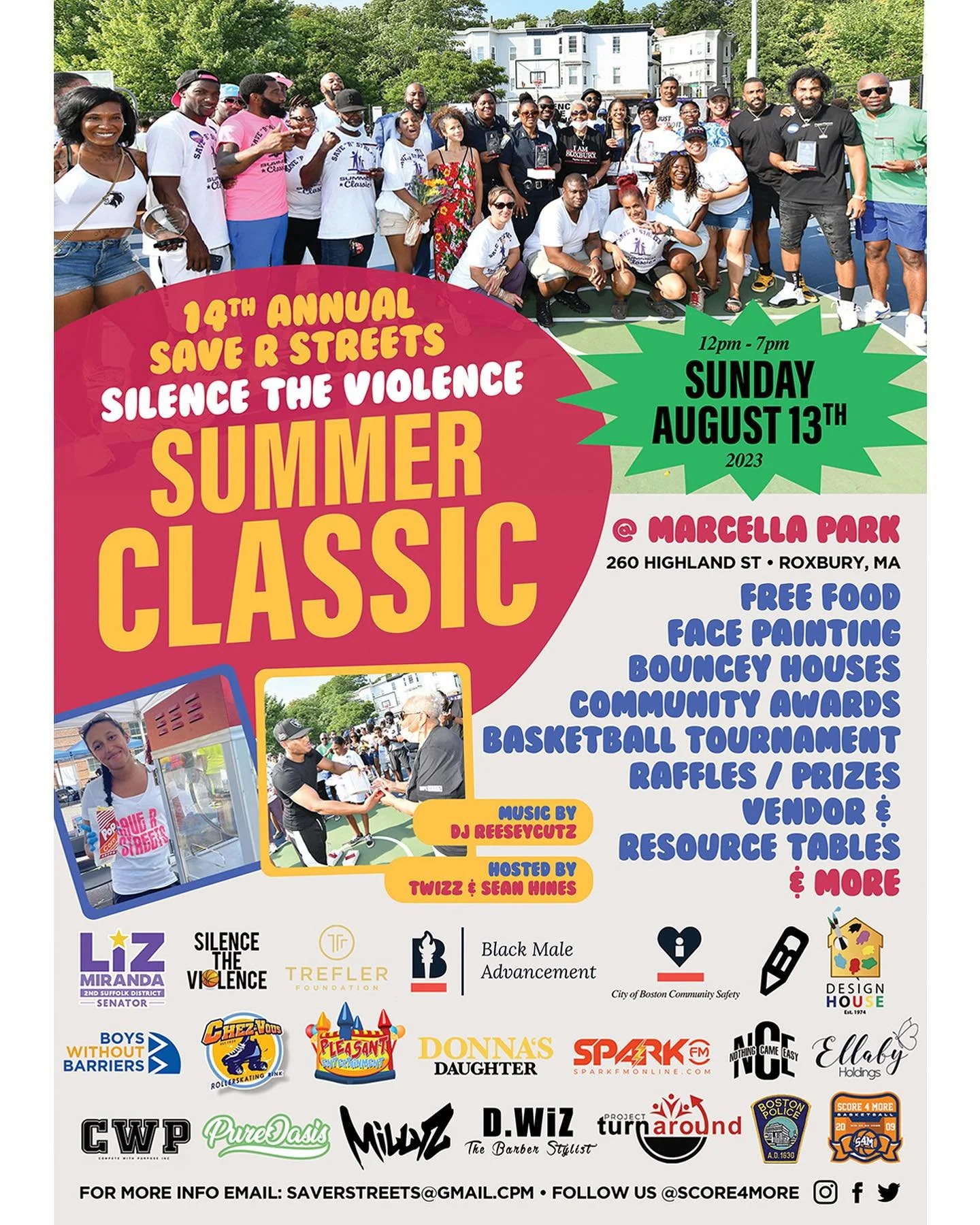 14th Annual Save R Streets: Silence The Violence - Summer Classic