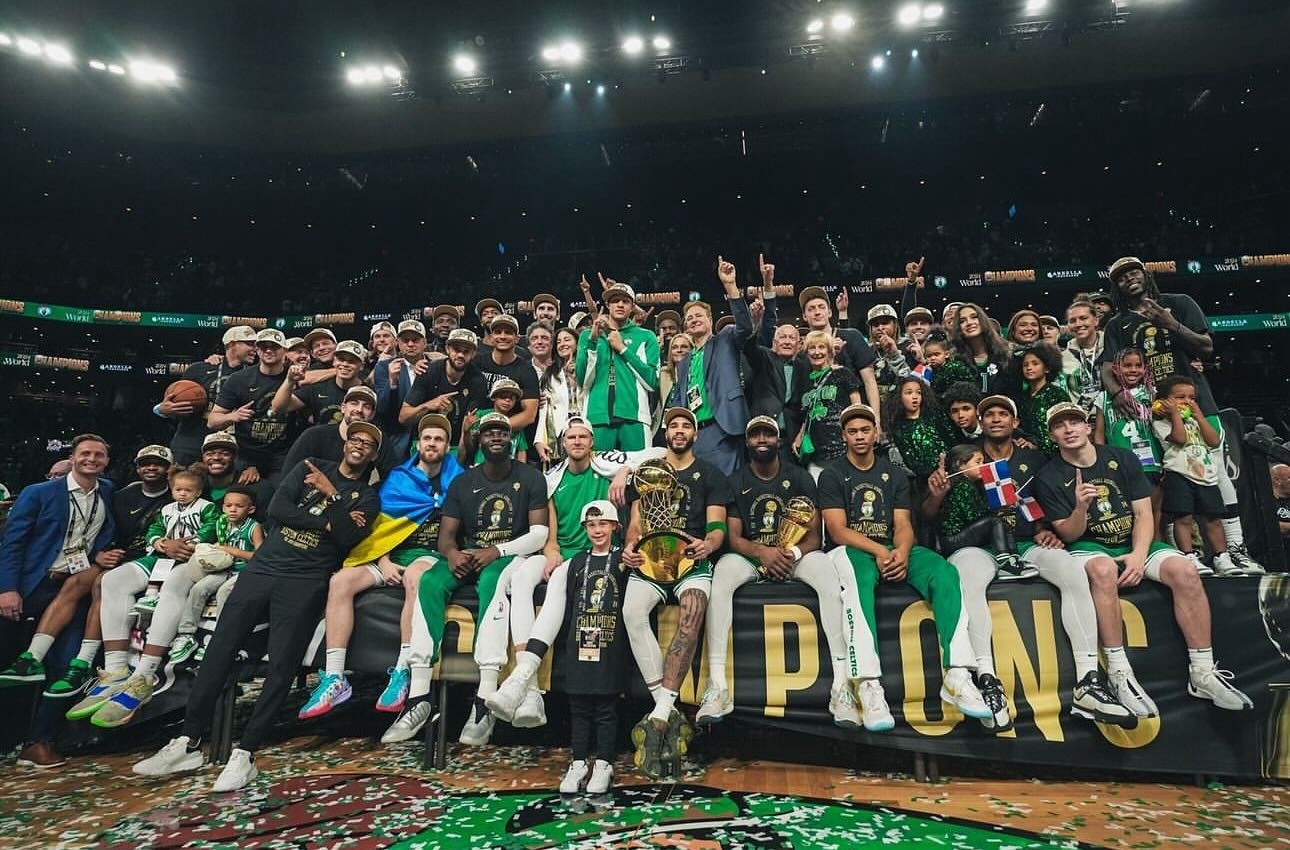 Boston Celtics celebrate 18th NBA title with duck boat parade