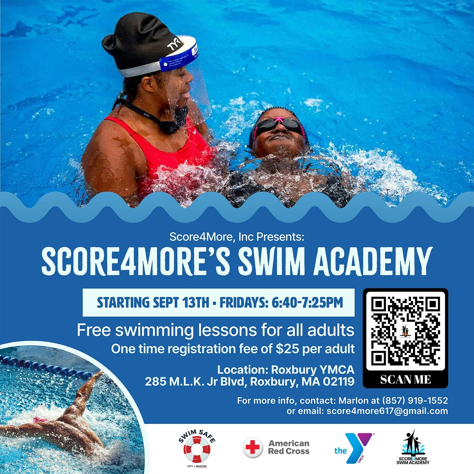 Score4More's Adult Swim Academy