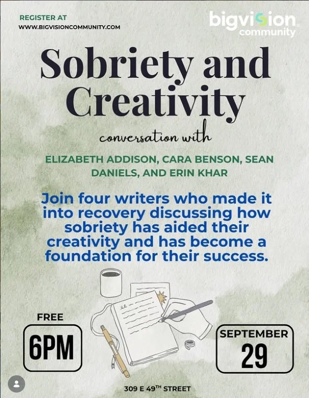 Sobriety and Creativity Panel in NYC