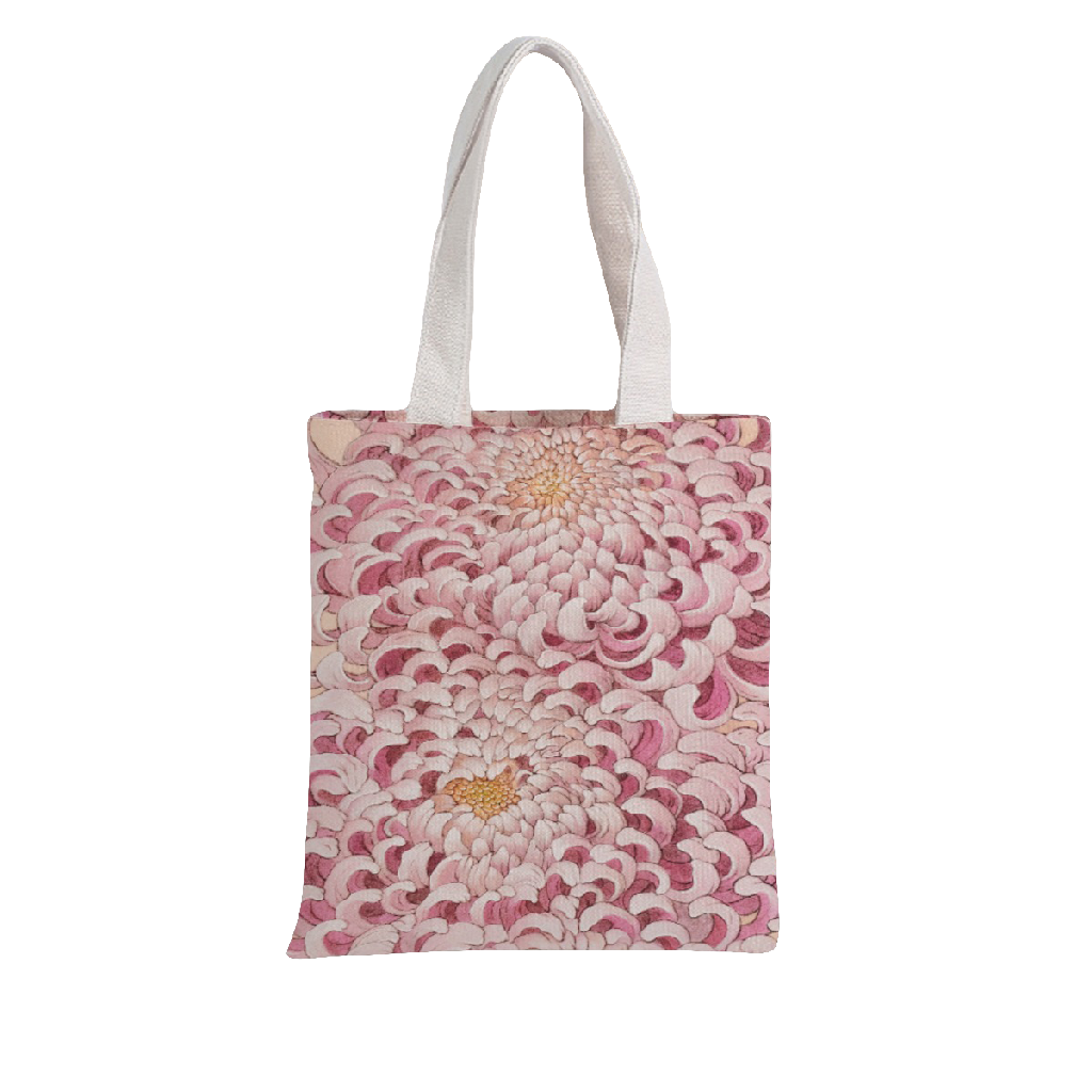 Pink Chrysanthemum Tote