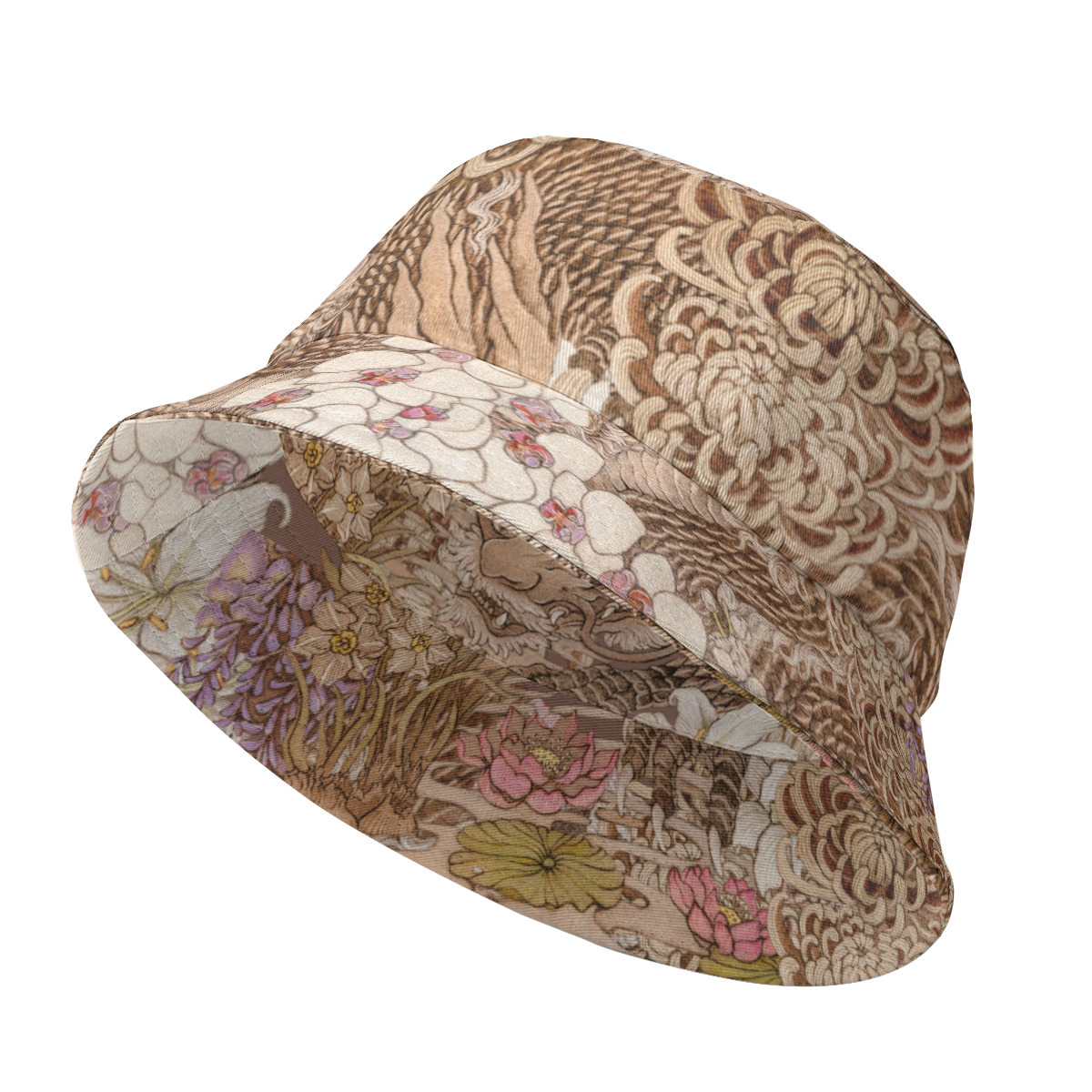 Wood Dragons Double Sided Bucket Hat
