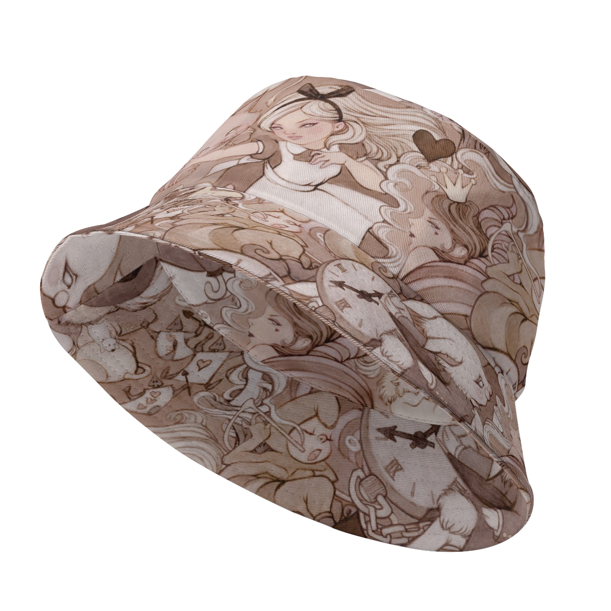 Alice in Wonderland Double Sided Bucket Hat