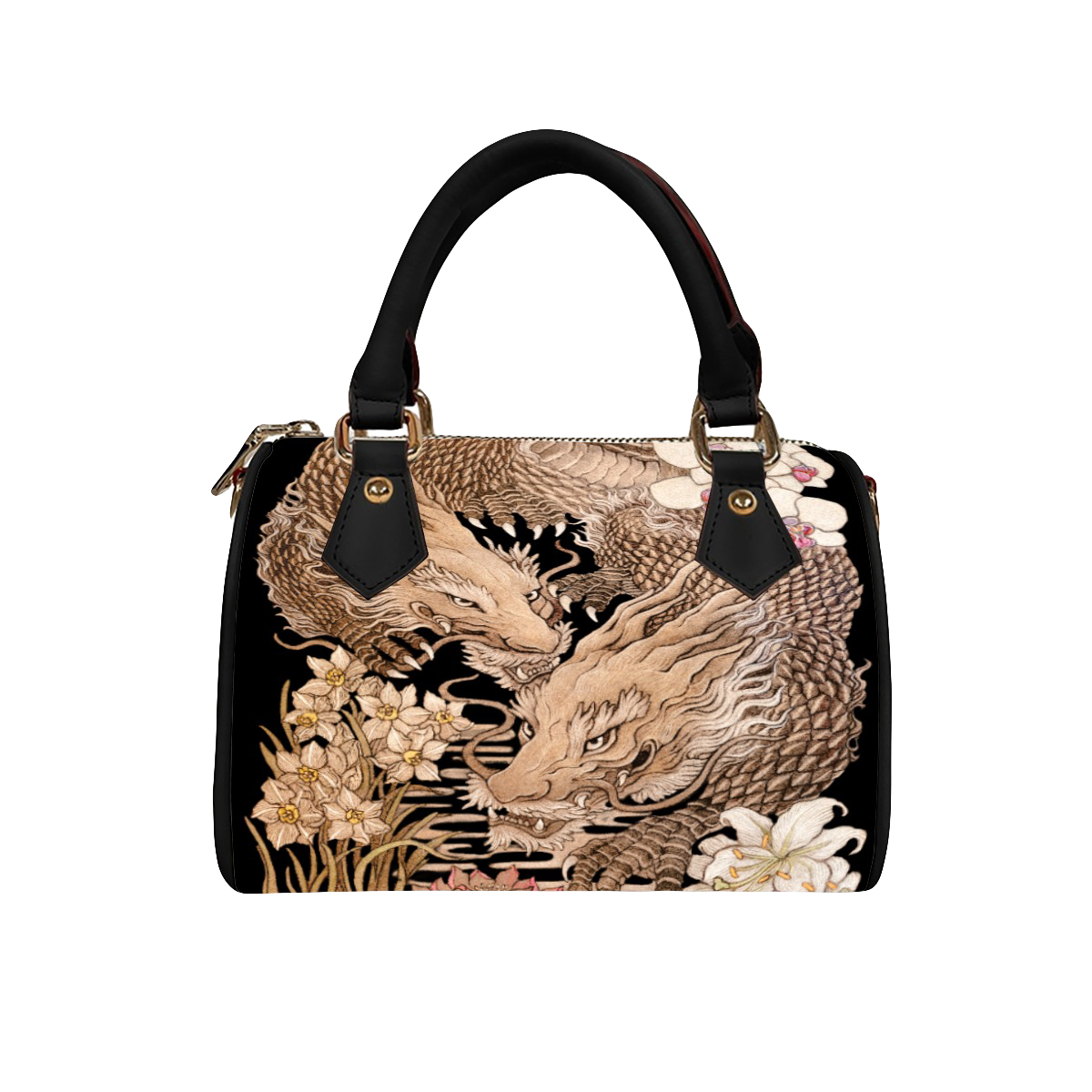 Black Dragons Mini Handbag