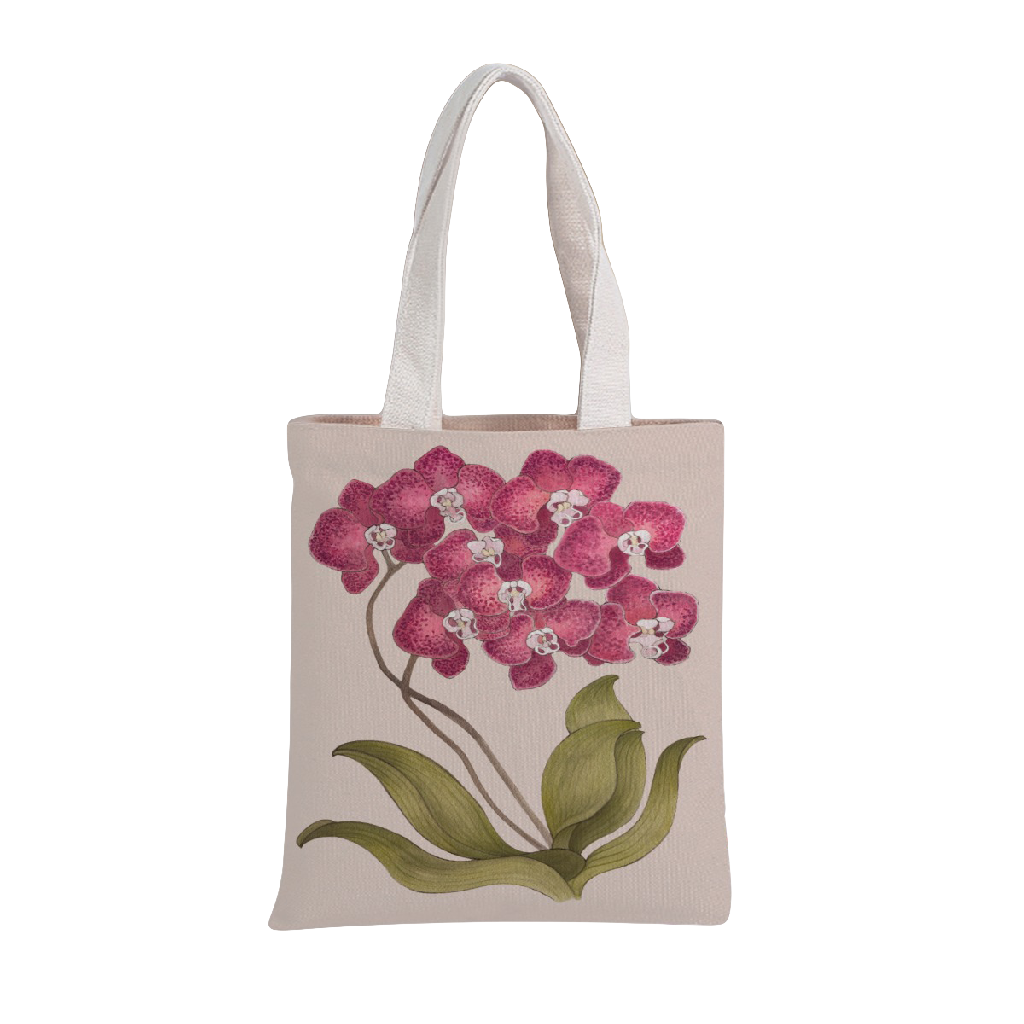 Red Orchid Tote