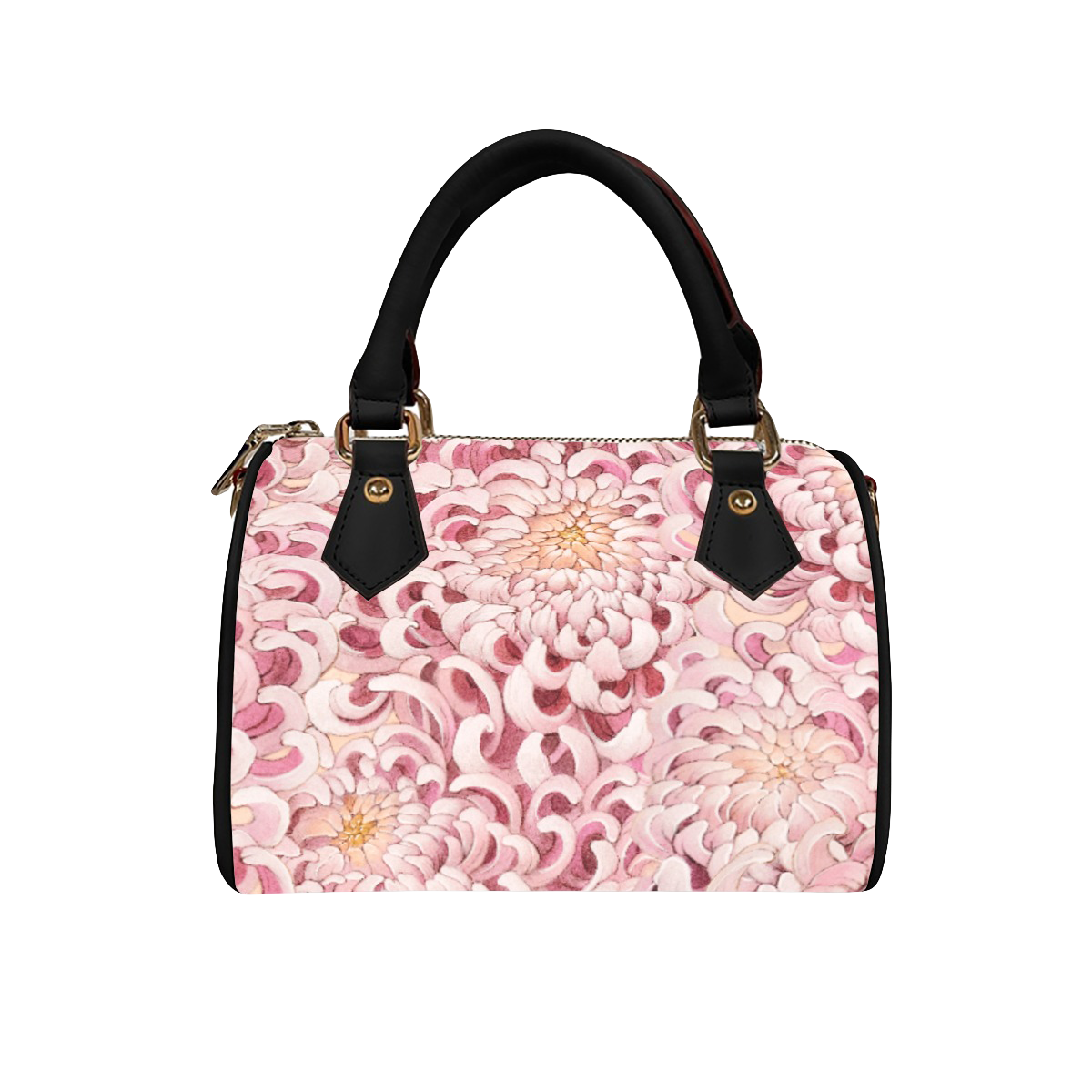 Pink Chrysanthemum Mini Handbag