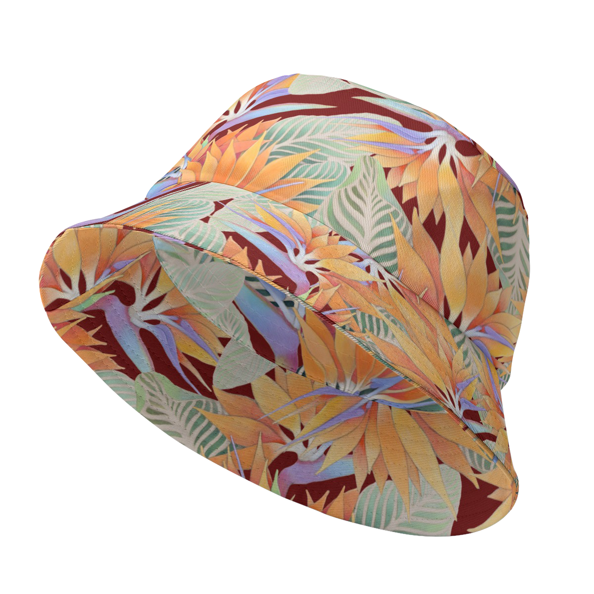 Bird of Paradise Double Sided Bucket Hat