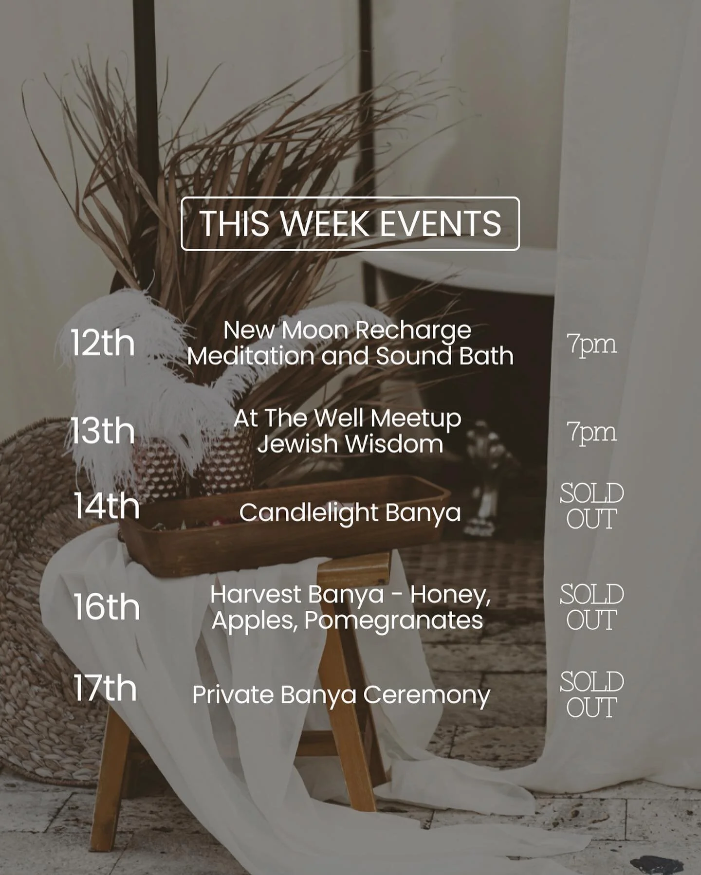 Call 917-348-5033 or DM to register for the event ✨🙏🏻