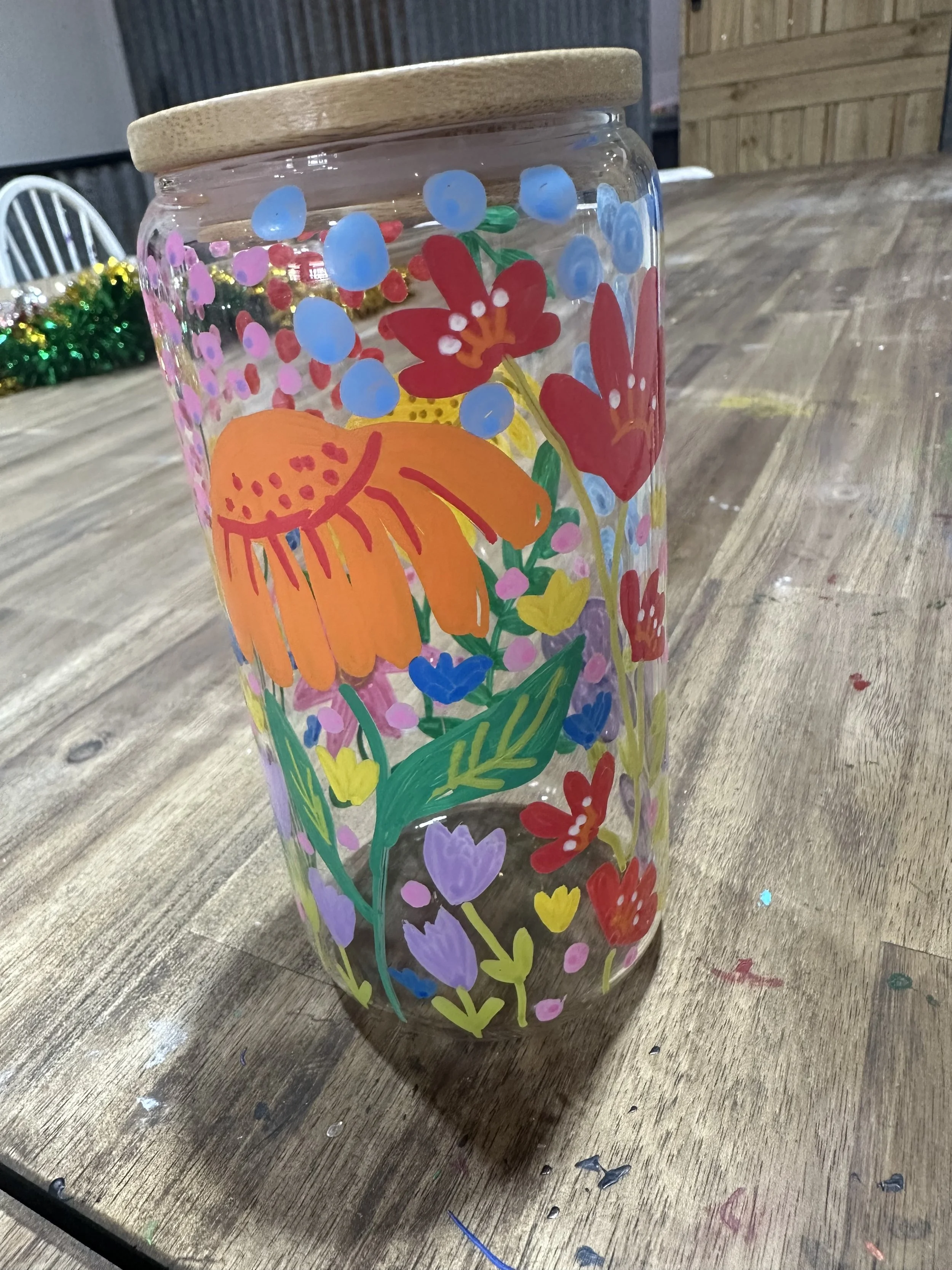 Kids glass tumbler Workshop - Thursday 15th January 10am - 12pm