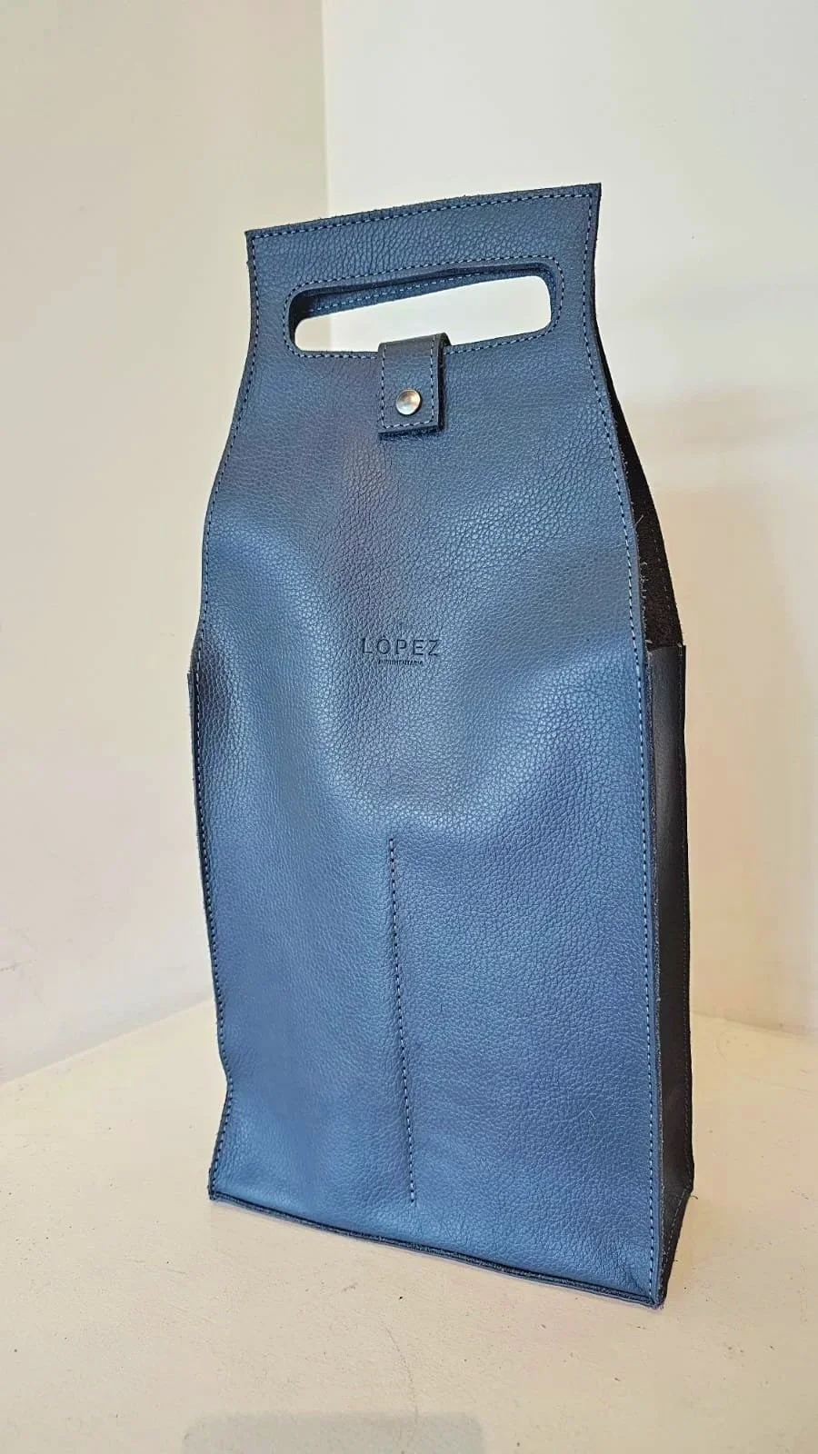 Porta vinos doble - Gris