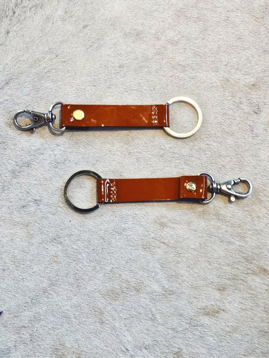 Llavero Letras - Naranja Charol