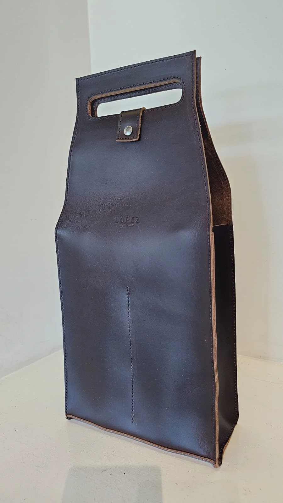 Porta vinos doble - Café Chocolate