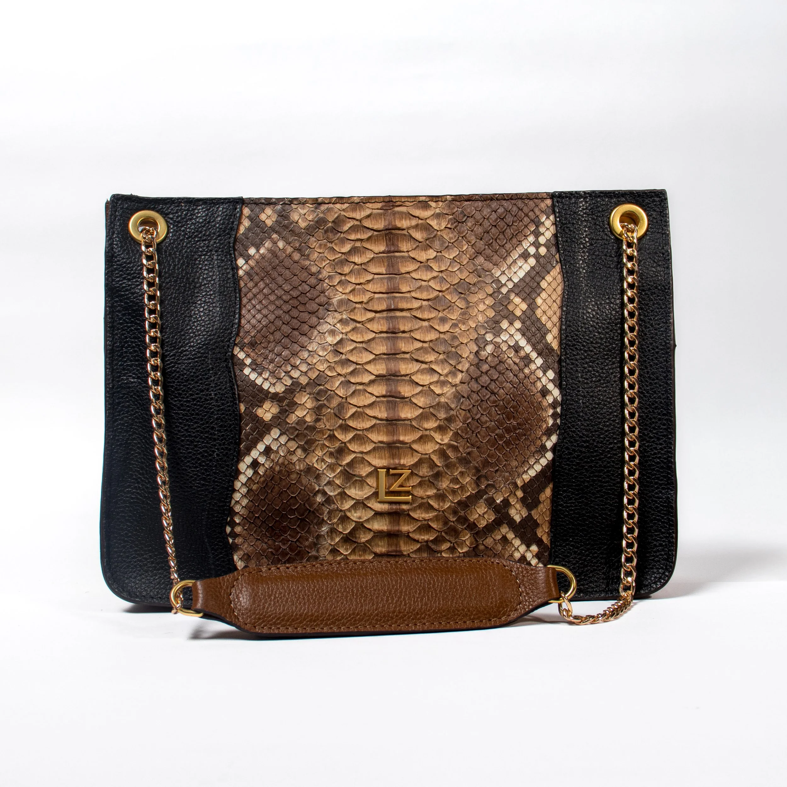Bolsa Clutch - Negro víbora