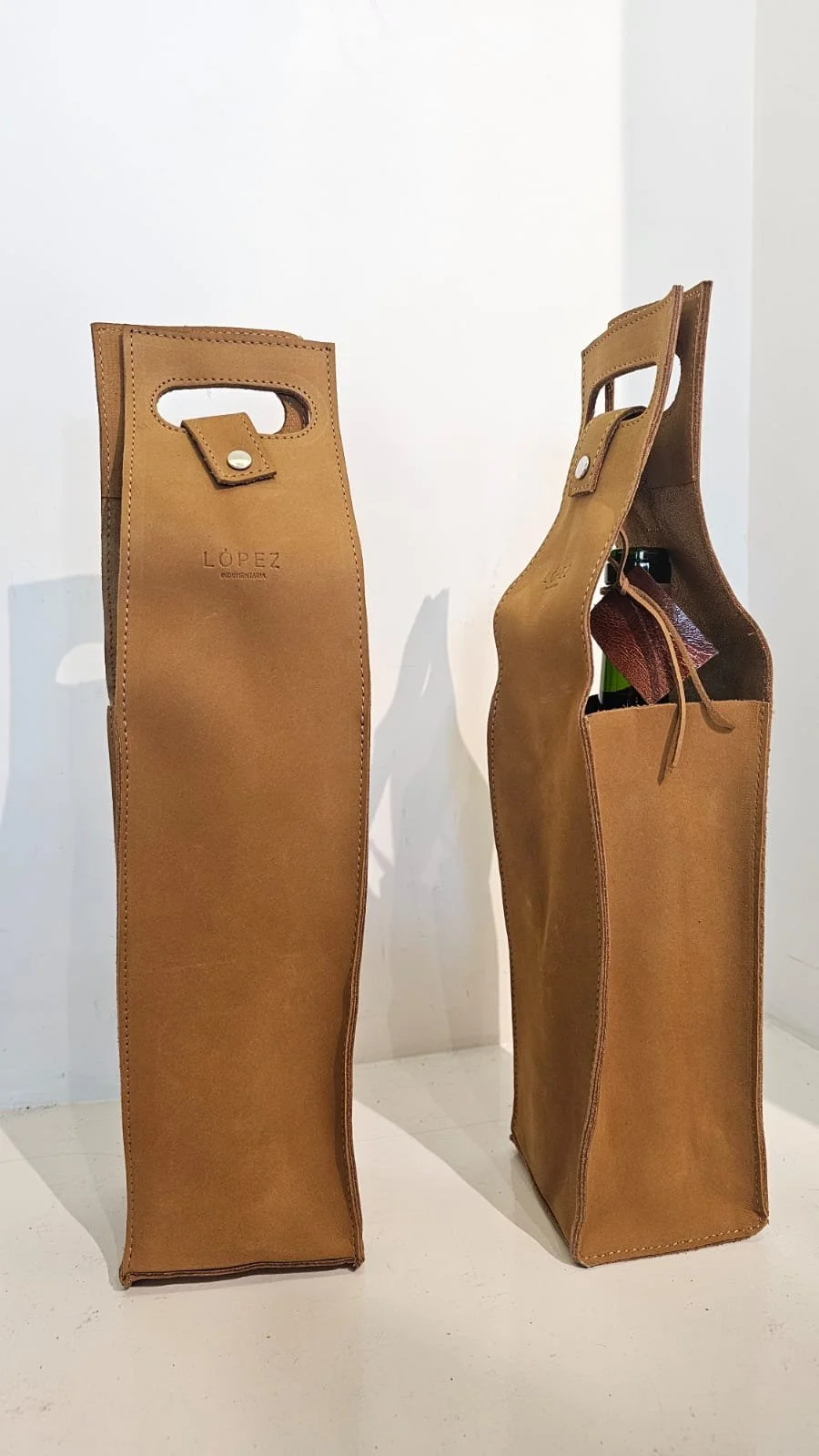 Porta vinos sencillo - Miel