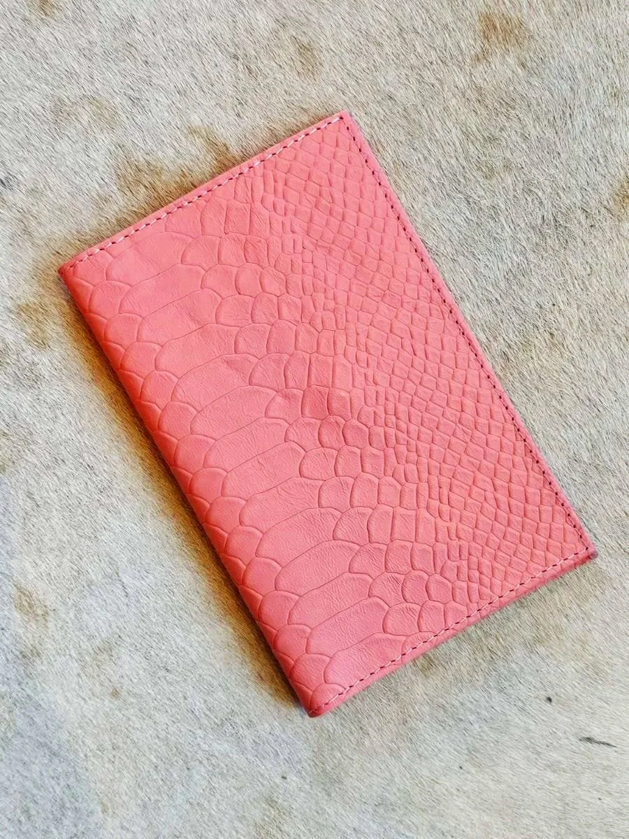Porta Pasaporte Individual - Rosa víbora