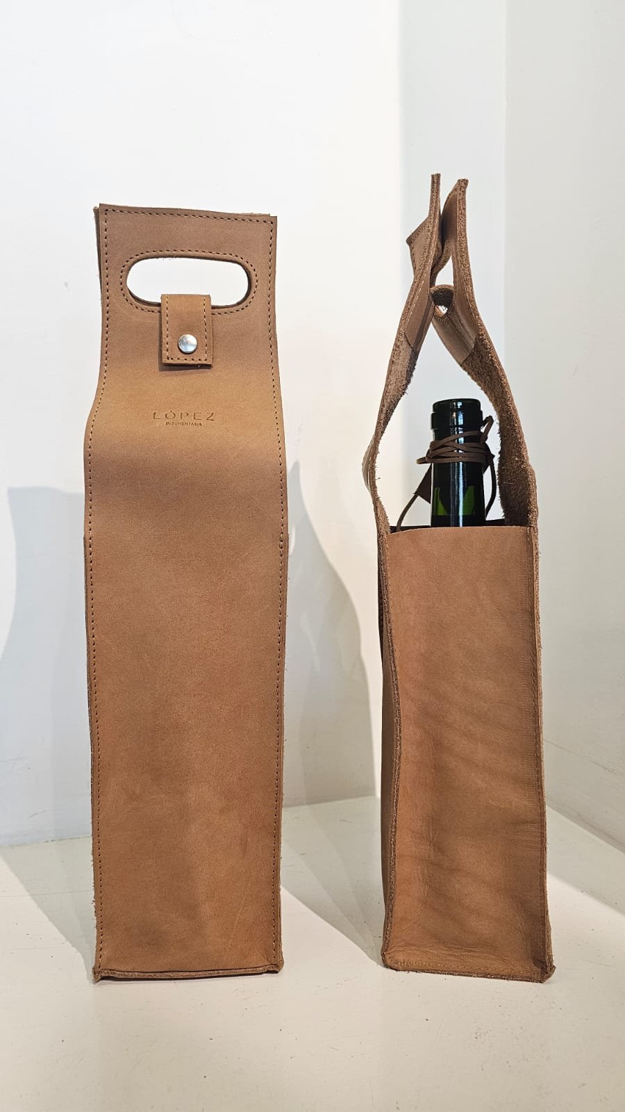 Porta vinos sencillo - Beige