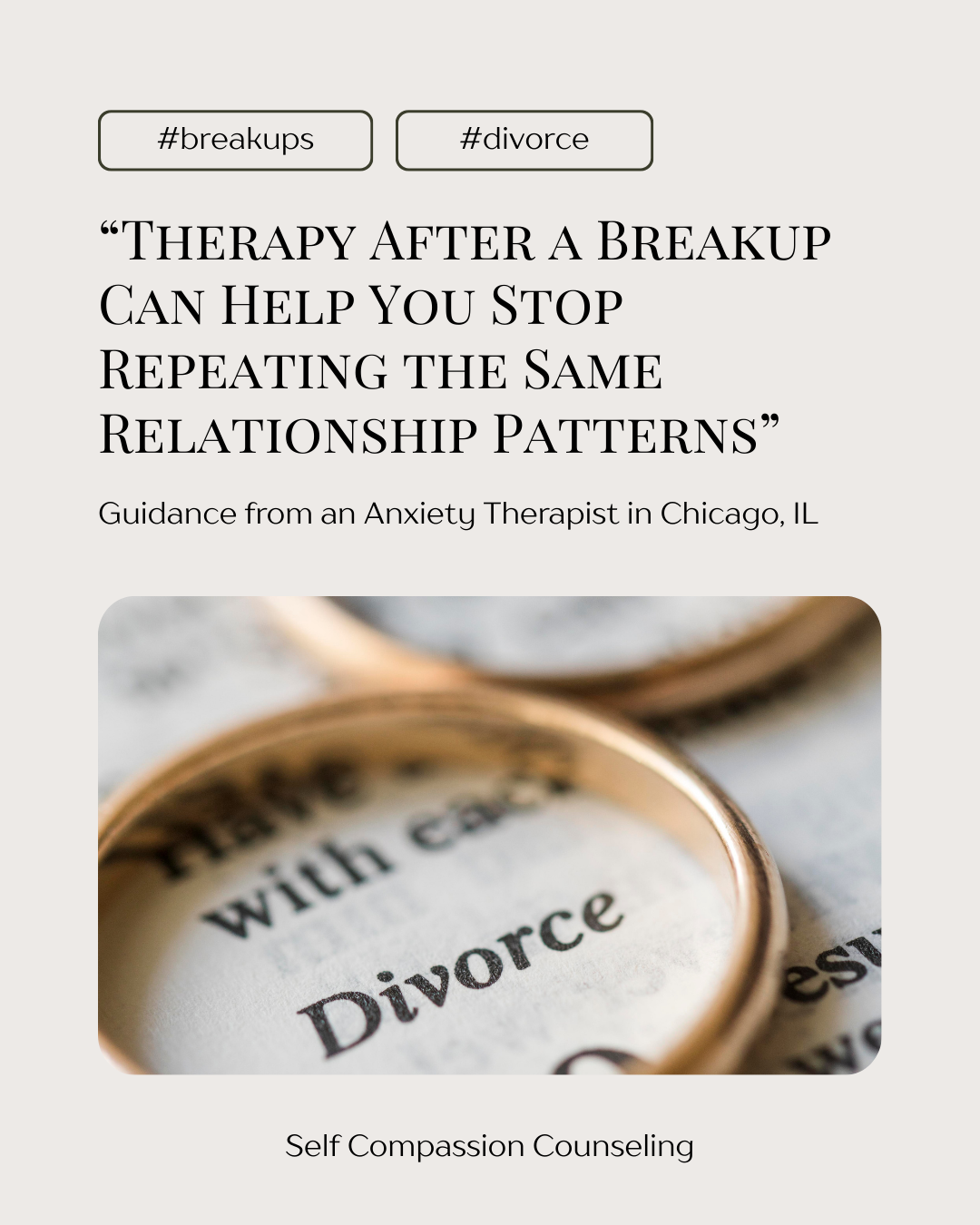 Looking for an Anxiety Therapist in Chicago, IL? Therapy After a Breakup Can Help You Stop Repeating the Same Relationship Patterns