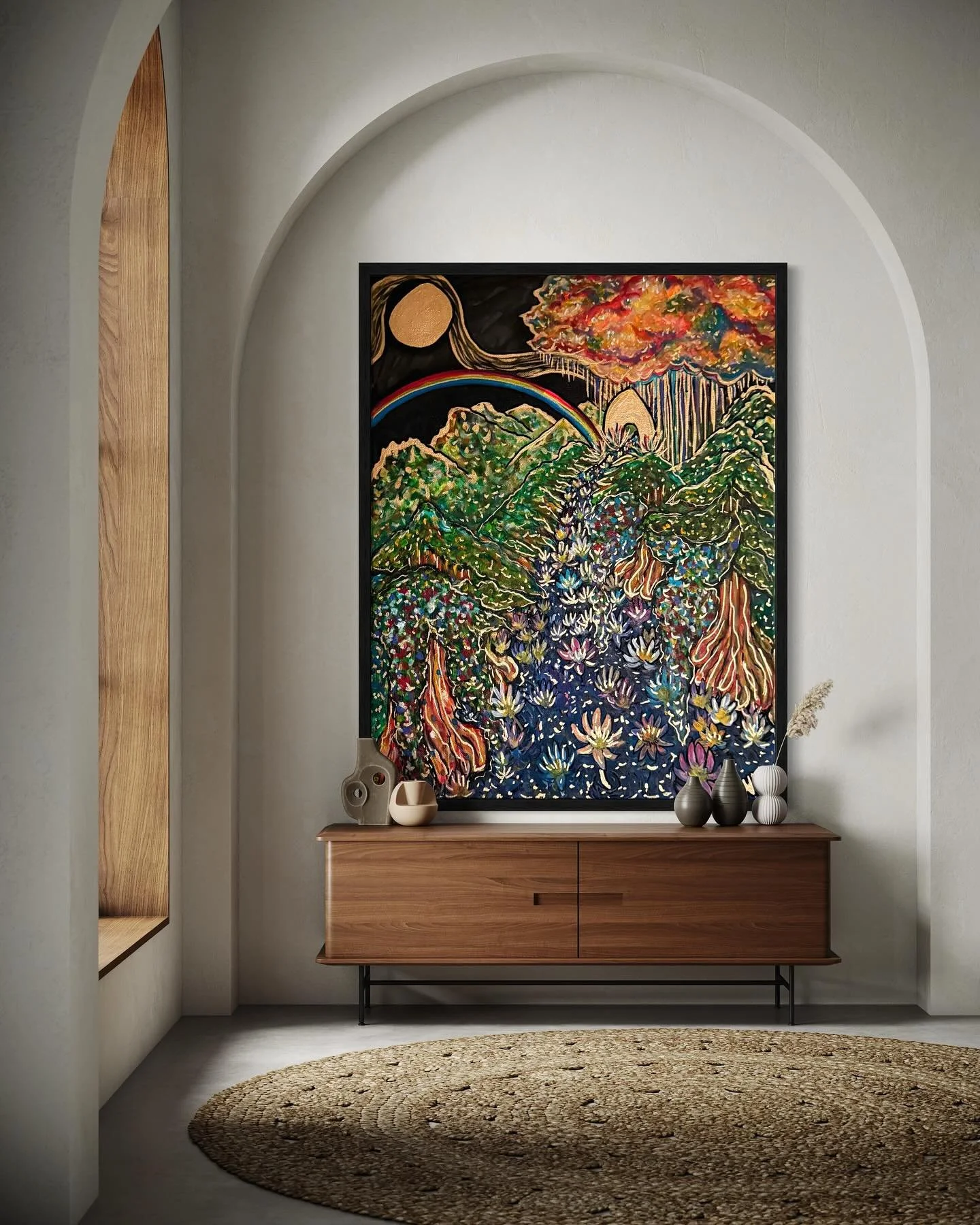 &ldquo;River of Angels&rdquo; 🌘

Found myself getting emotional about the river again today, so I spent the evening painting a heavenly rendition of the Guadalupe🪽Around the bend in the river, there is a heavenly gate and everyone we lost turned in