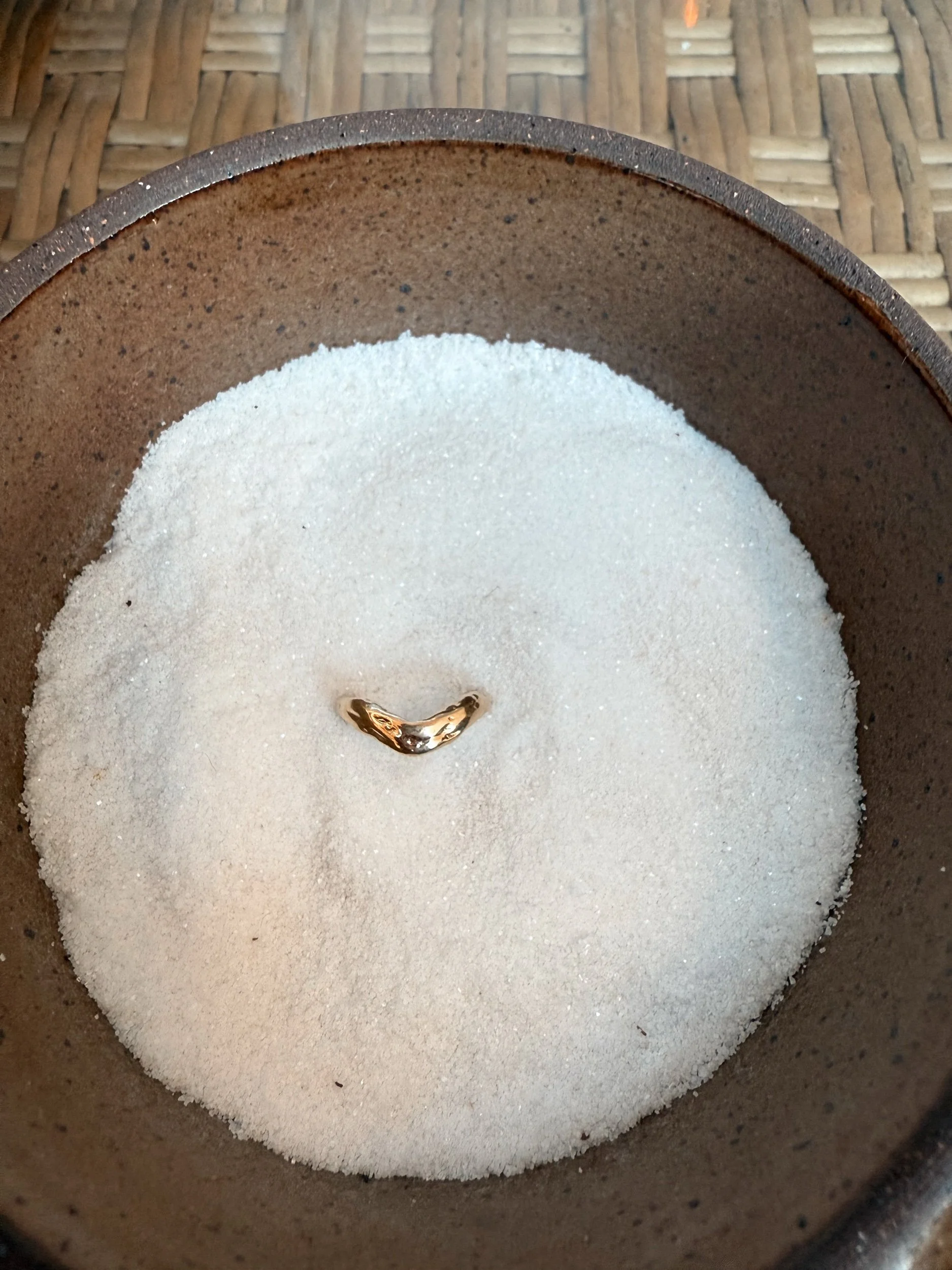 Golden/Silver Lining Stacker Ring Made-To-Order