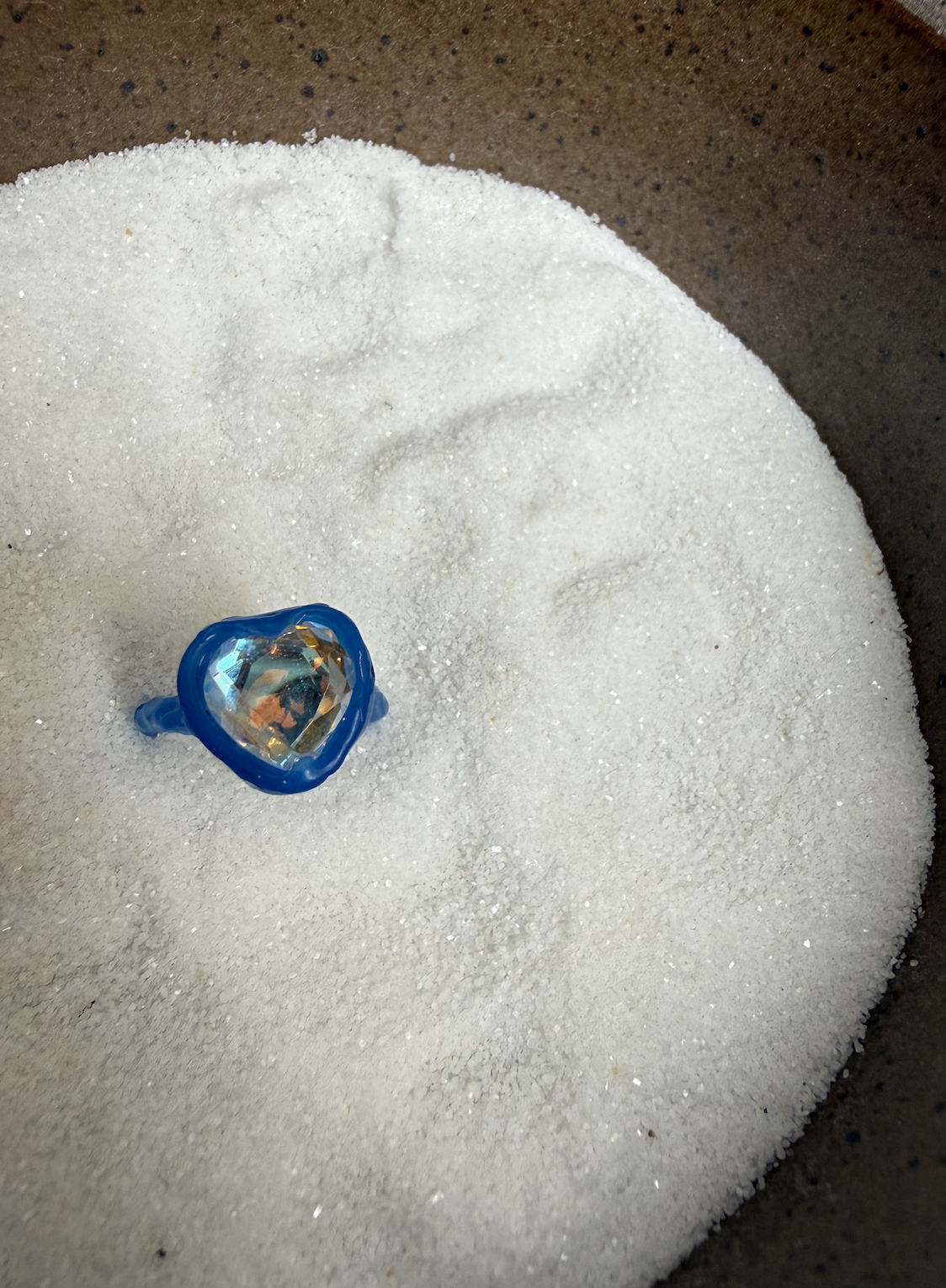 Mystic Heart - Rainbow Quartz Heart Signet