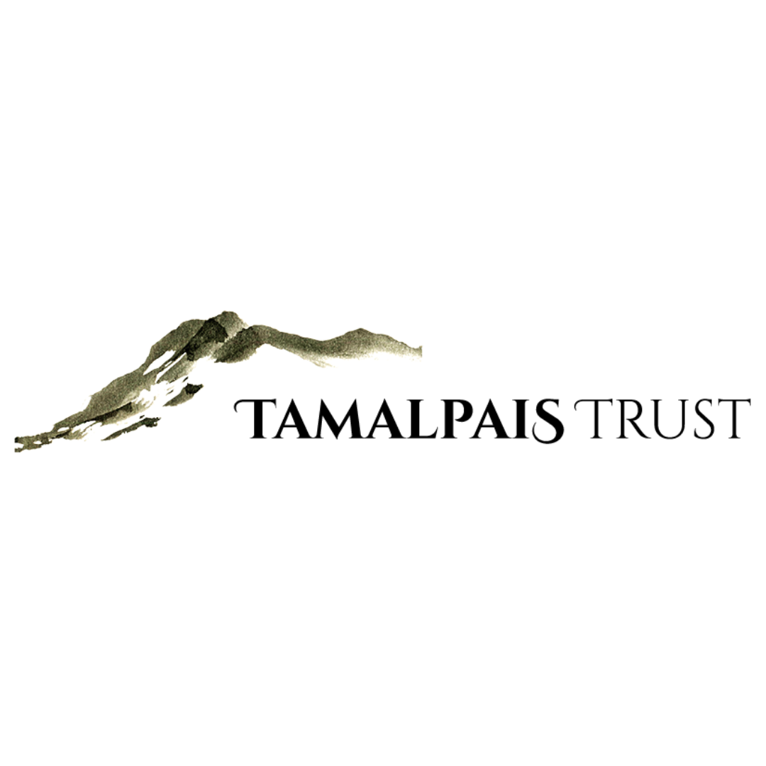 Logo for Tamalpais Trust featuring a stylized mountain or hill with the text 'Tamalpais Trust'