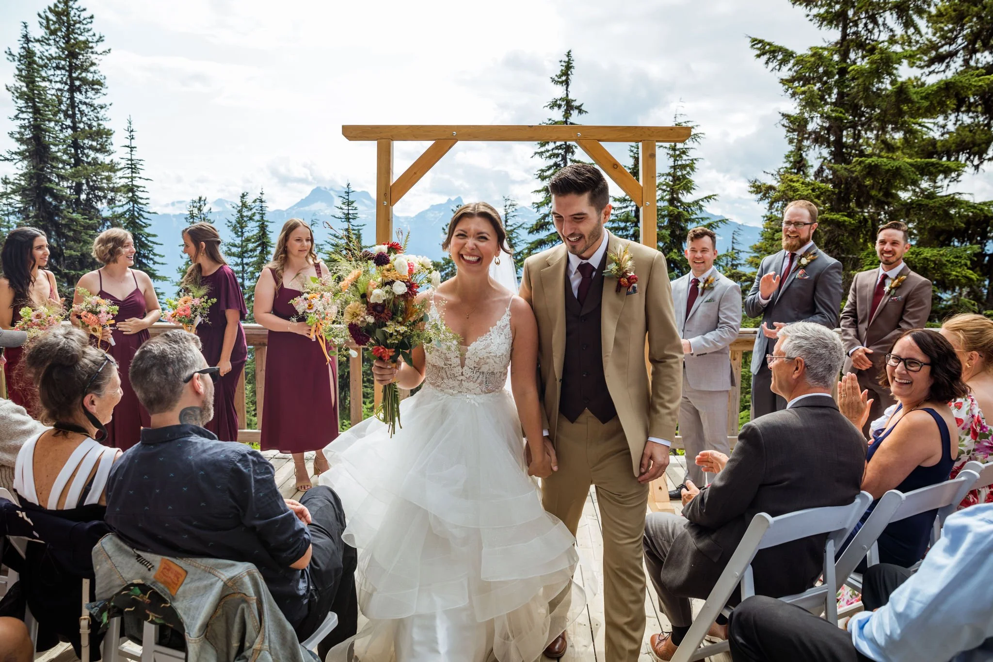 Brittany & Eric’s Revelstoke Mountain Resort Micro Wedding