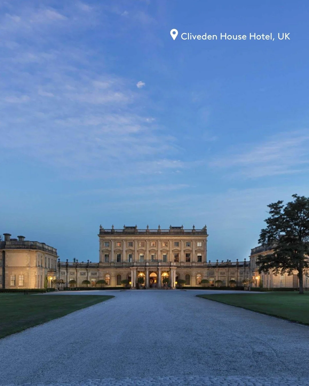 ✨ Ready to trade the ordinary for the extraordinary? These remarkable hotels are destinations in themselves&mdash;where breathtaking backdrops meet unforgettable experiences: 📸

Cliveden House ⛴️ &ndash; Just outside London, Cliveden House blends ti