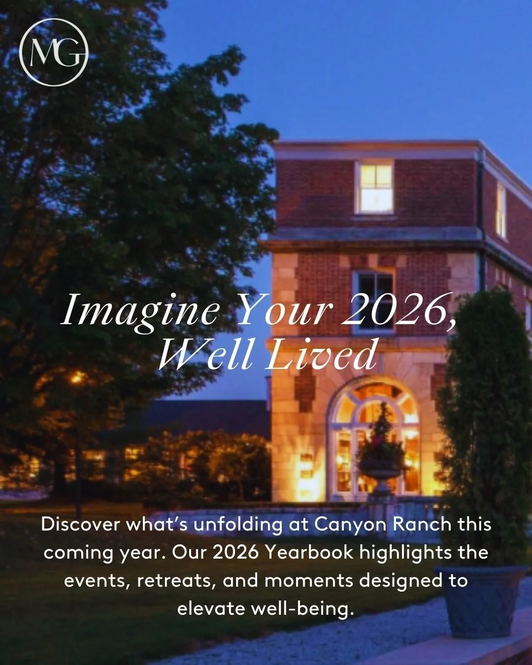 In 2026, wellness travel is more than a quick reset &mdash; it&rsquo;s about longevity, balance, and feeling better long after you&rsquo;re home. ✨

The best wellness escapes are intentionally designed, blending movement, nutrition, medical insight, 