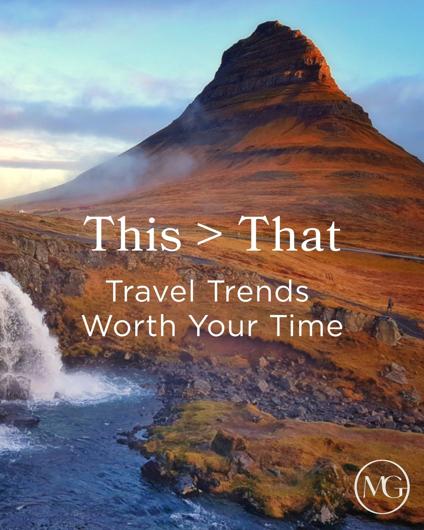 Travel trends aren&rsquo;t about what&rsquo;s popular &mdash; they&rsquo;re about what actually works.

At MGT, we design around how you want to feel, not what everyone else is doing.

We&rsquo;re seeing travelers rethink when they go, how they plan,