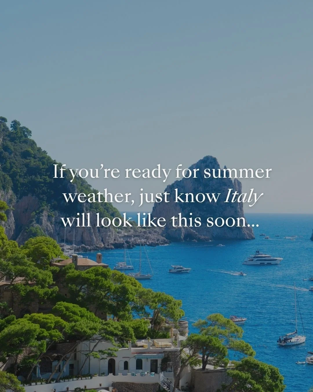 Summer is calling&mdash;and here's what it should look like:

Sun-drenched mornings, unhurried afternoons by the water, something chilled always within reach, and evenings that linger long after sunset. ☀️🍹

Think: poolside days, sailing along the c
