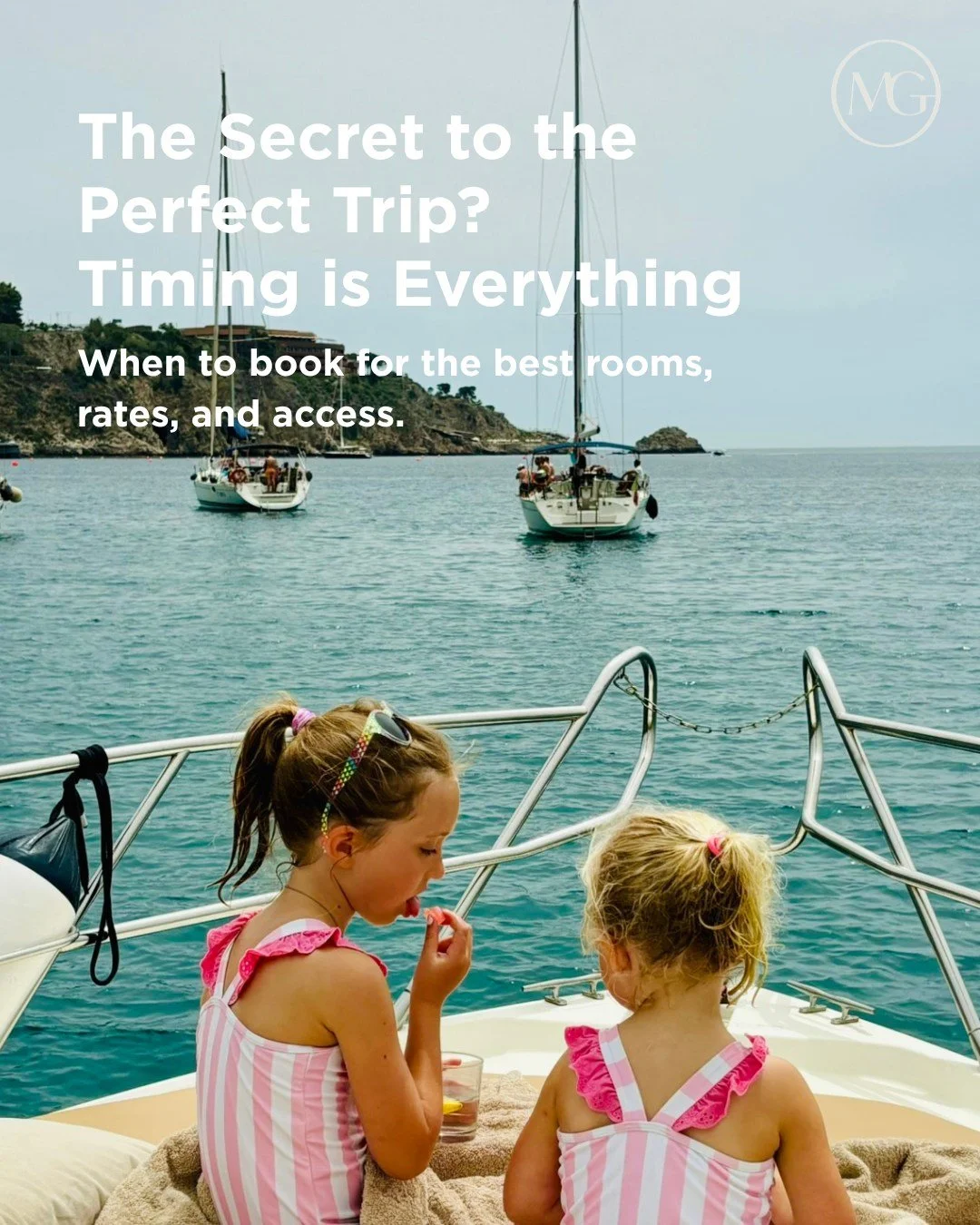 The best trips don&rsquo;t happen by accident or get thrown together at the last minute - they&rsquo;re planned at the right time.

The reality? The most in-demand hotels, suites, guides, and experiences are often secured months (sometimes a year+) i