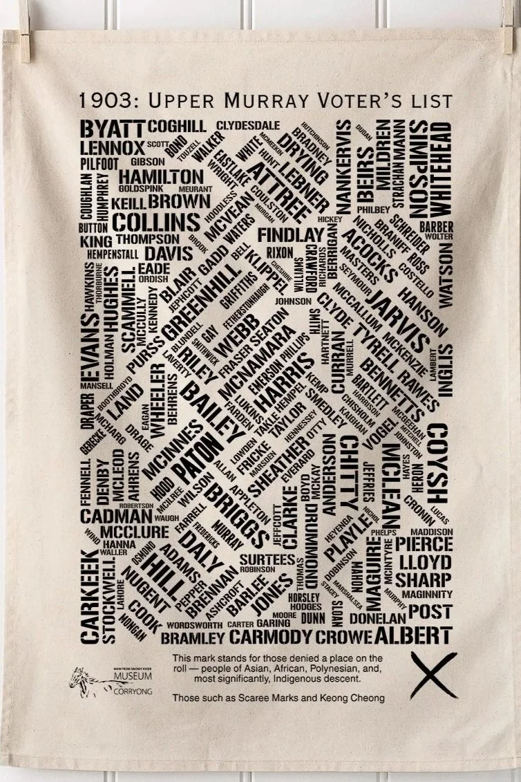 1903 Electoral Roll teatowel