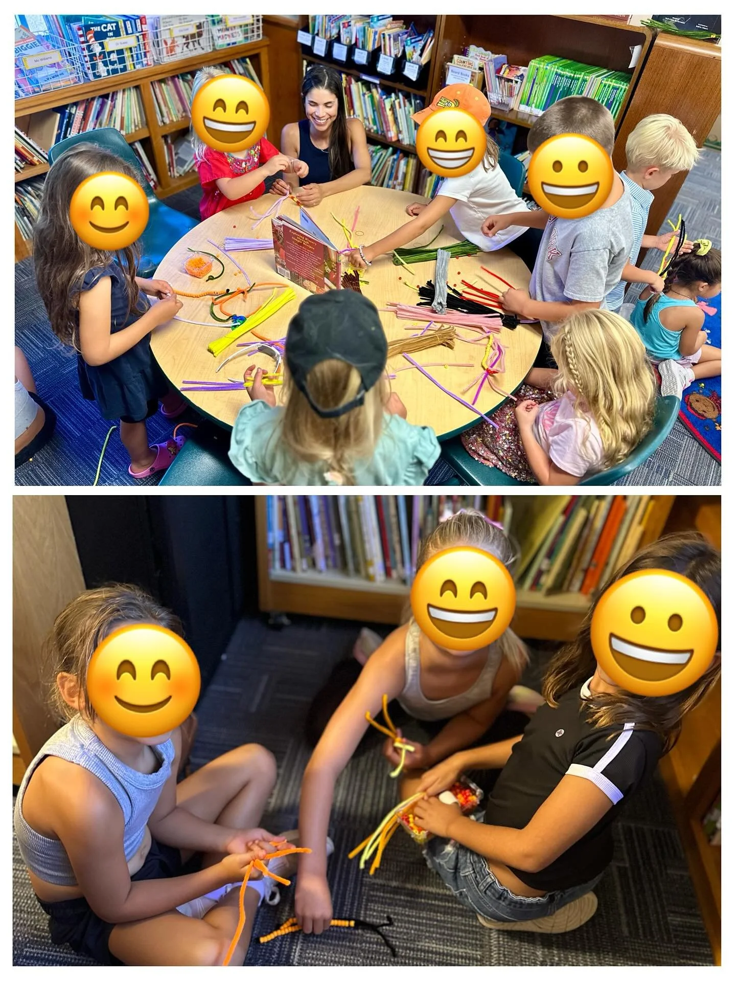 Library lunch bunch today! Did you know that BSFCS holds a library craft group every second Tuesday of the month? Thanks to our committed library volunteers, we are able to hold activities in the library for our students. Want to get involved? Check 