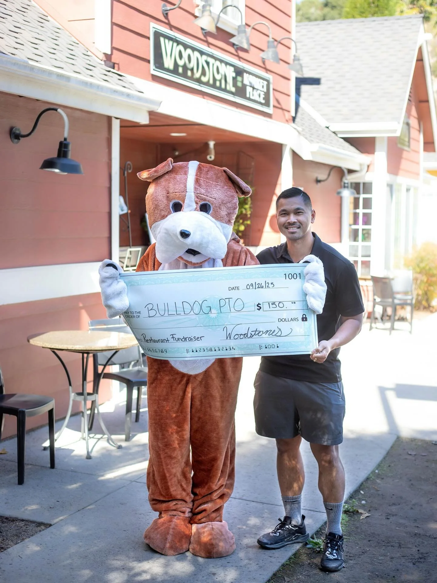 A big thank you to our friends at @woodstone_market for their recent support of the Bellevue PTO! The entire BSFCS Bulldog community is incredibly grateful for this partnership 🐾
