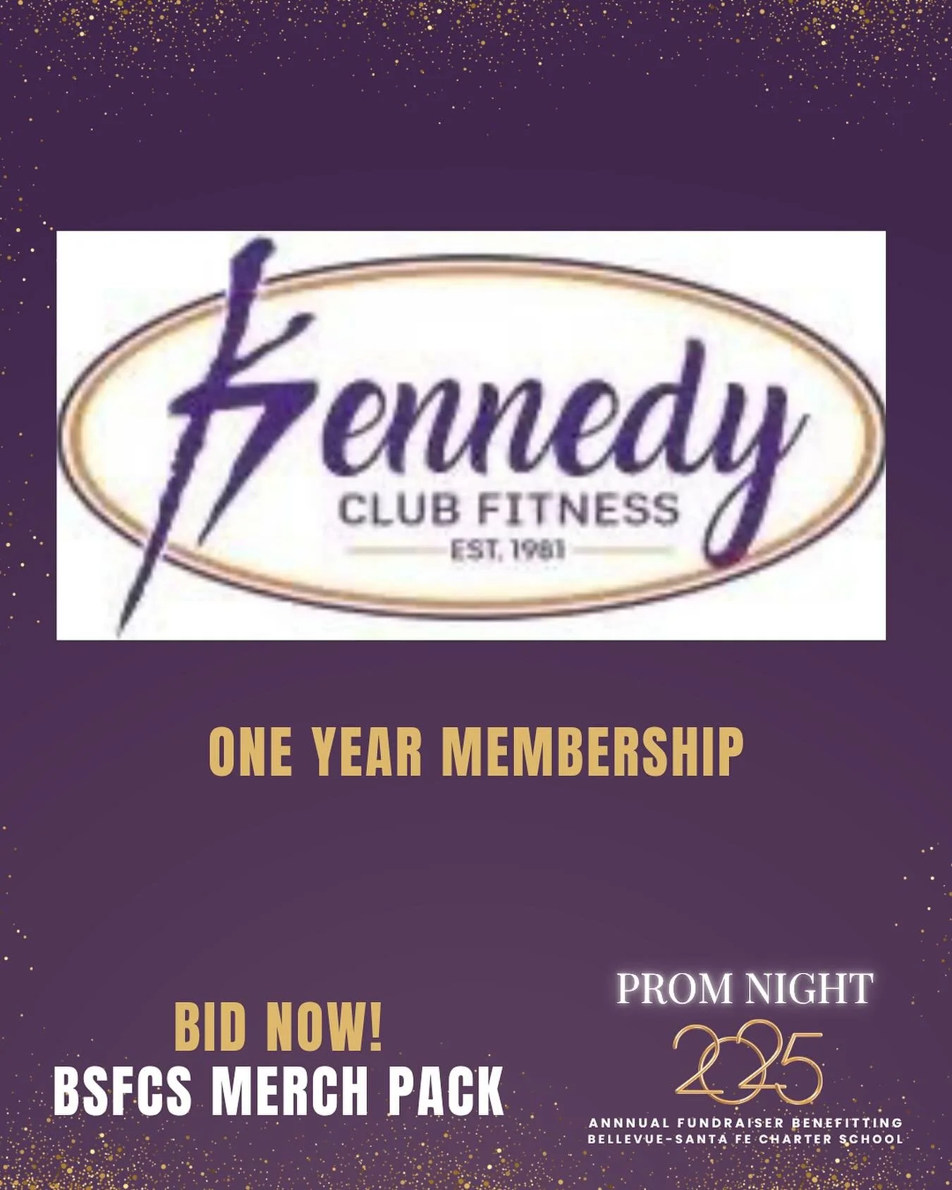 Auction Link in Bio! Item # 130  One Year Membership to Kennedy Fitness! Established in 1981 Kevin &amp; Barb Kennedy had a vision of creating the best Health &amp; Fitness community on the central coast. Through our Health Clubs we continue helping 