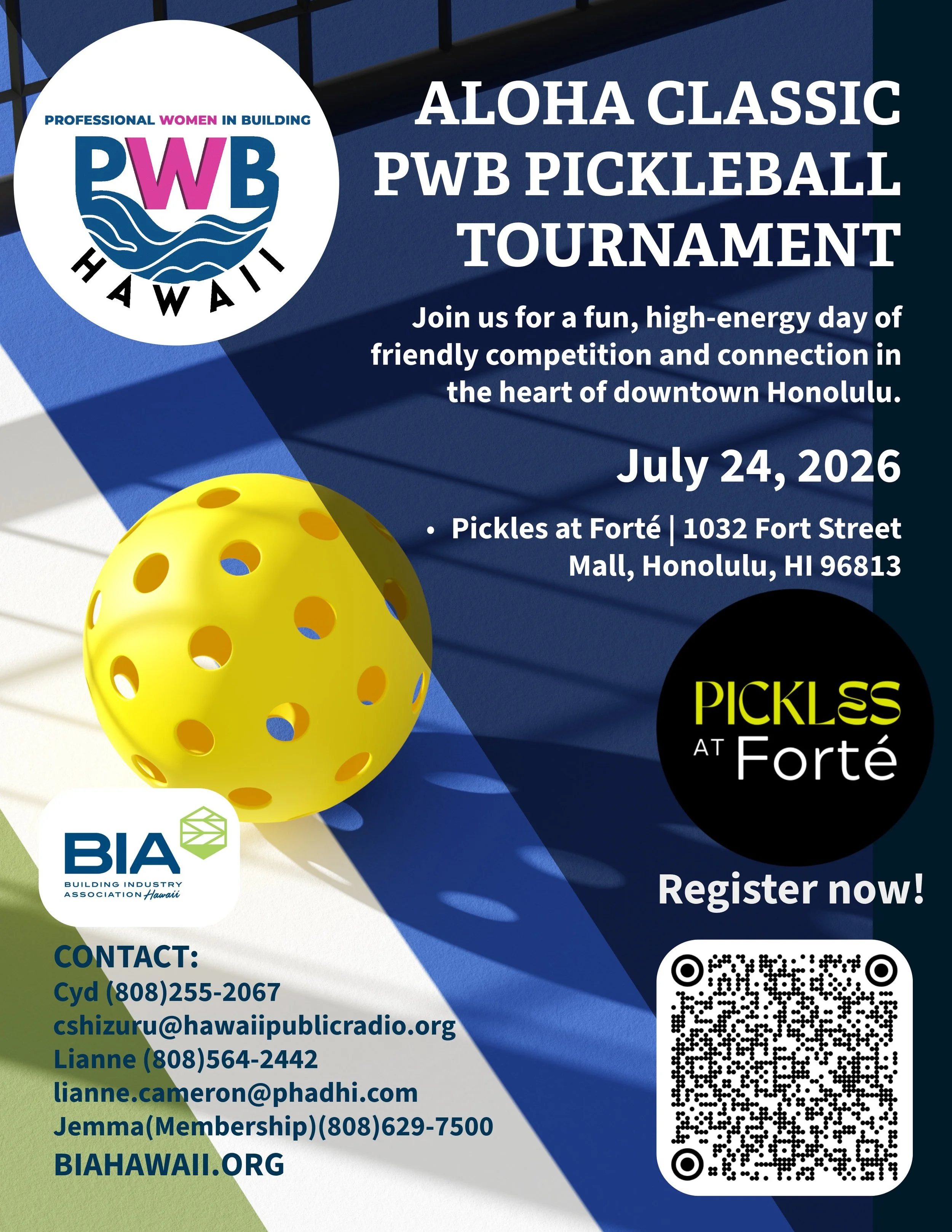 Aloha Classic PWB Pickleball Tournament